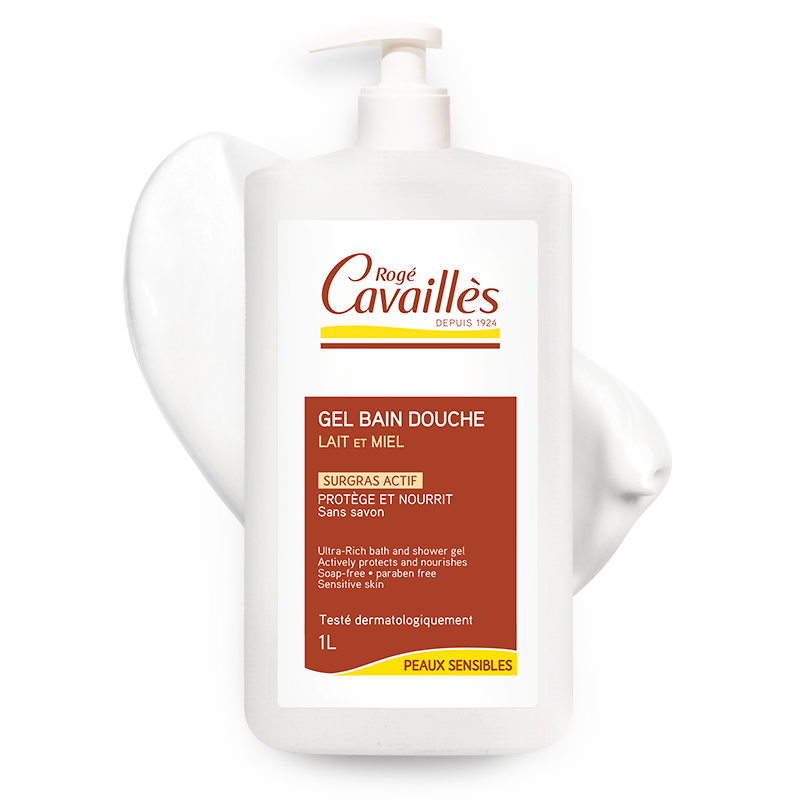 Gel Bain Douche <br><b>Lait et Miel</b>  Cavaillès